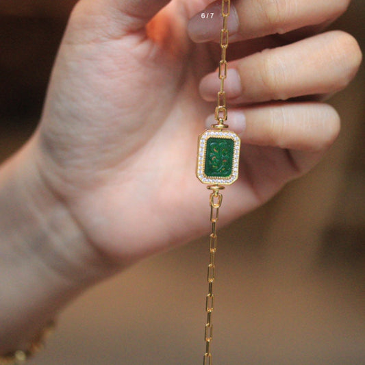 Natural Burmese Jadeite Bracelet