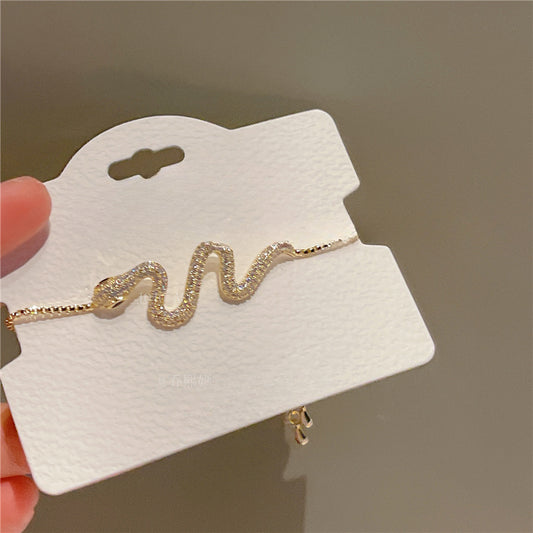 Zirconia Snake Bracelet