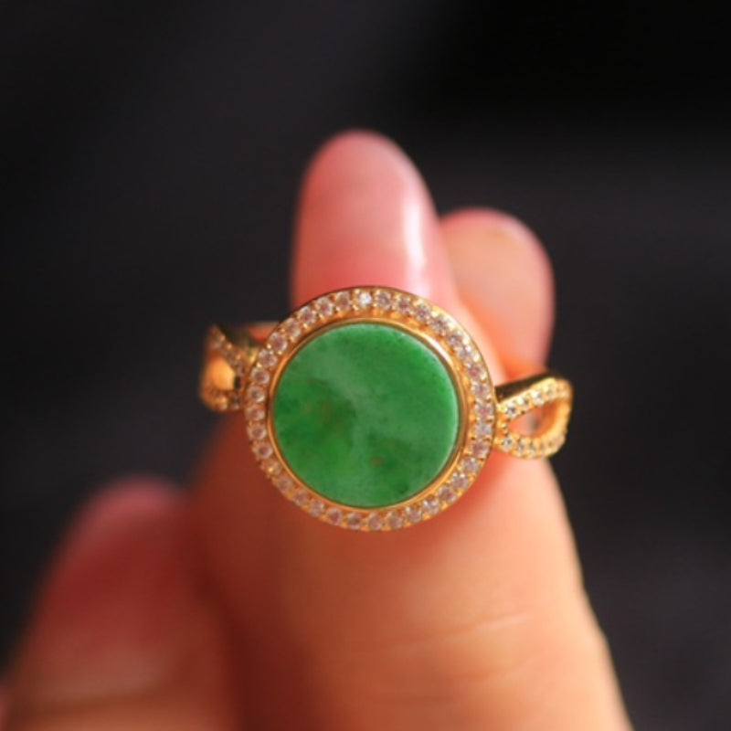Natural Jadeite Ring