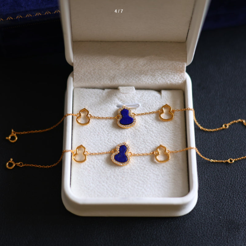 Natural Lapis Lazuli Gourd Bracelet