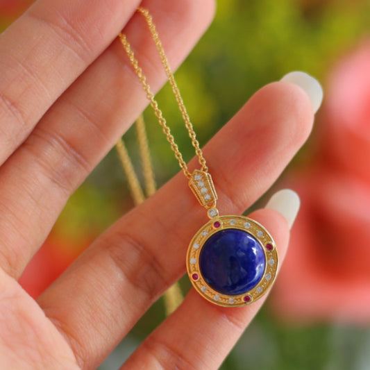 Natural Lapis Lazuli Pendant