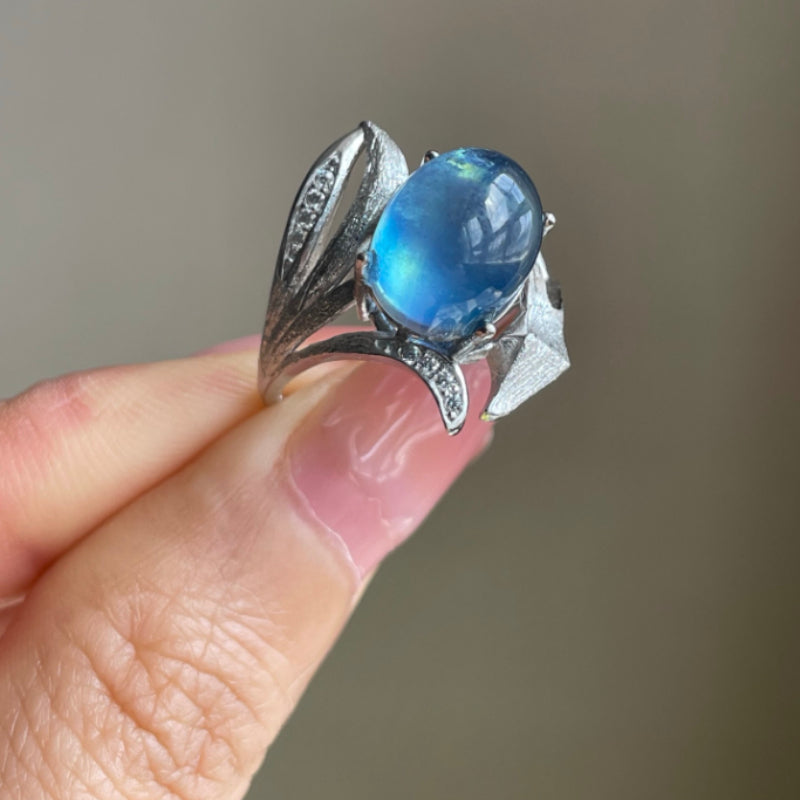 Natural Aquamarine Ring