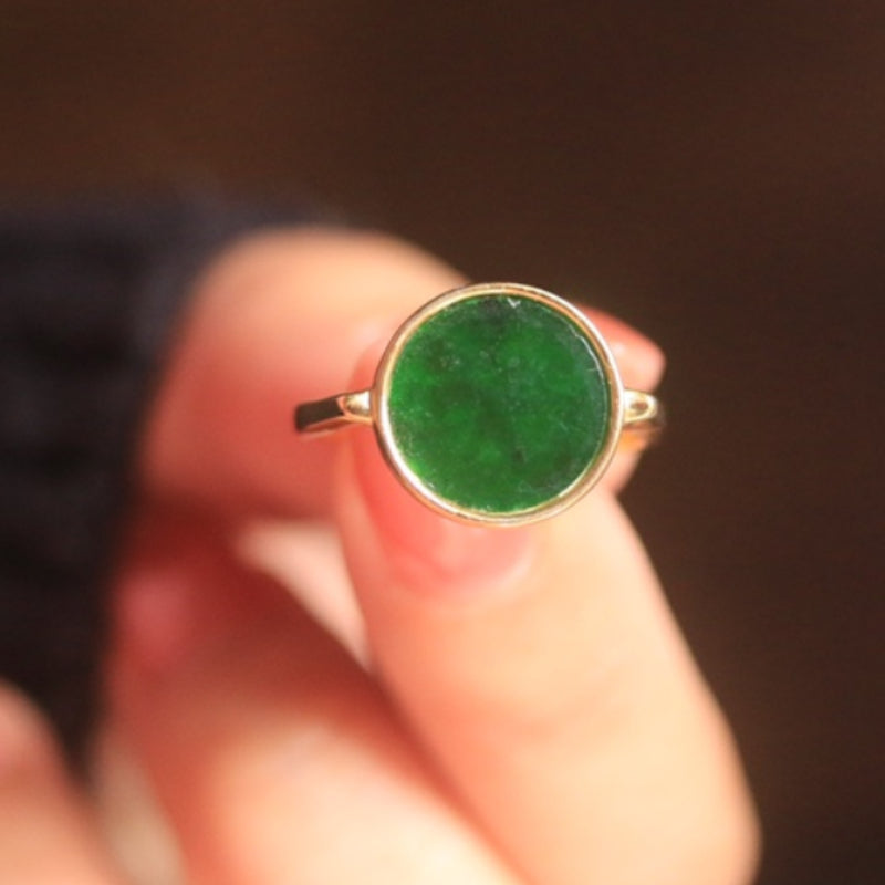 Natural Jadeite Ring