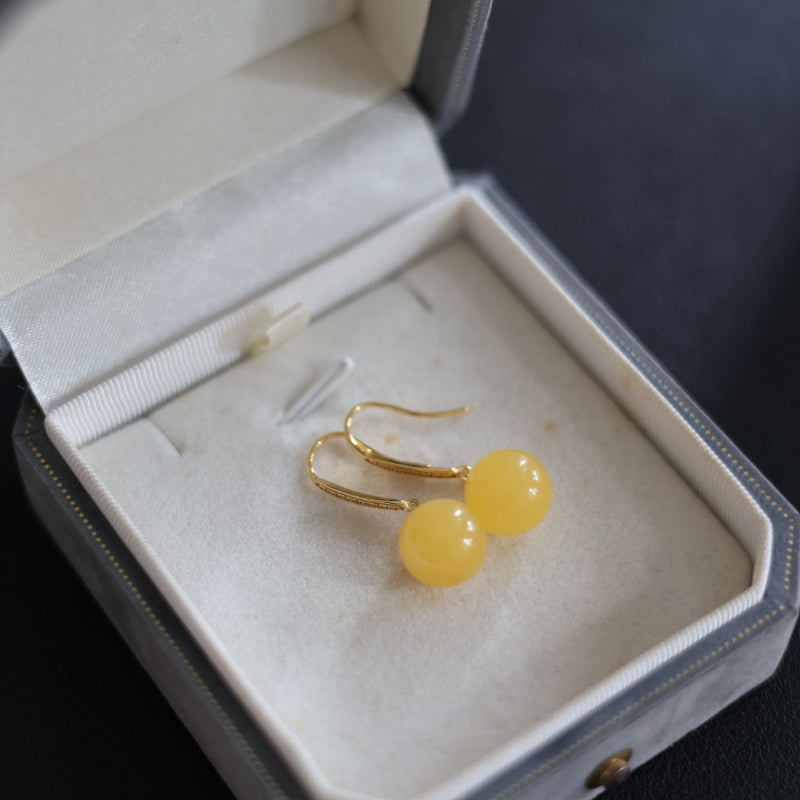10–11mmNatural Beeswax Earrings