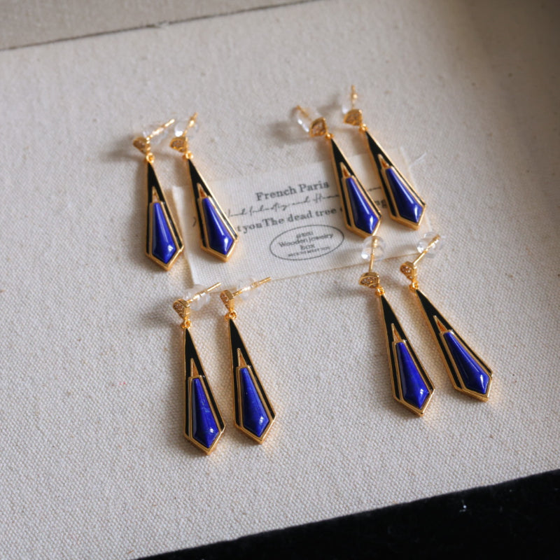 Natural Lapis Lazuli Earrings