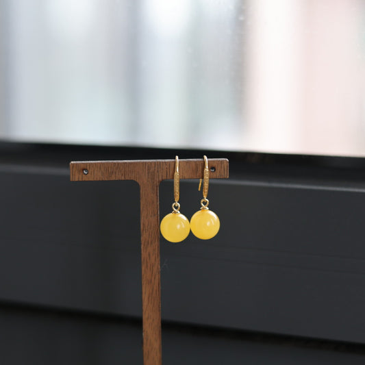 10–11mmNatural Beeswax Earrings