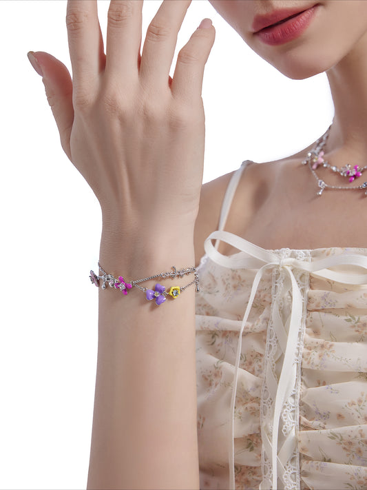 Enamel Secret Garden Bracelet
