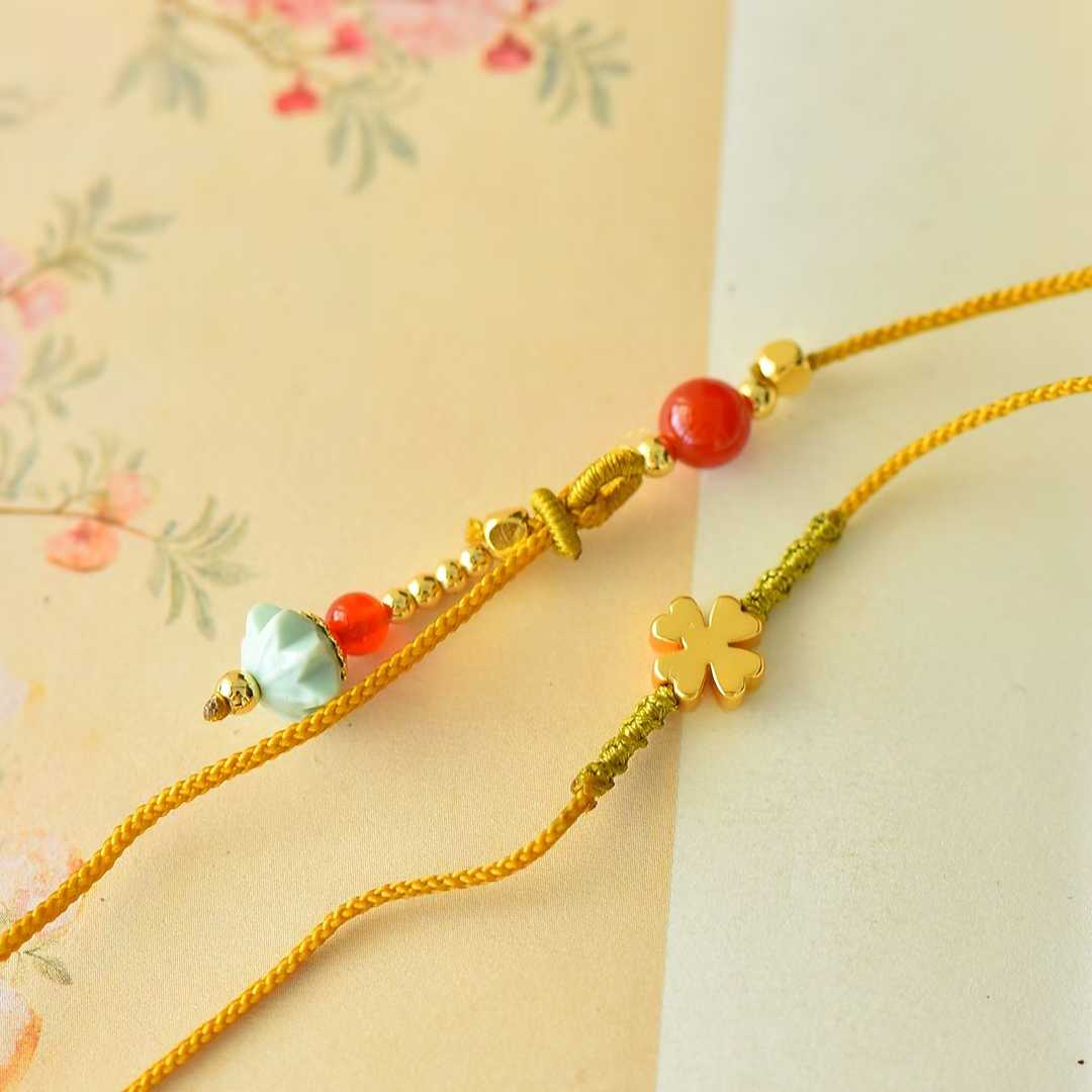 925 Silver Inlaid Hetian Nephrite "Peace Ring" Plain Silver Pendant with Colored Cubic Zirconia - jewelry - weilin.com