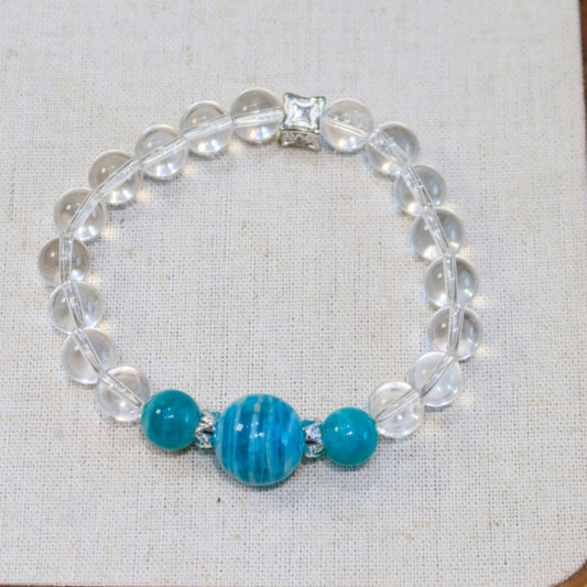 Natural White Crystal Bracelet