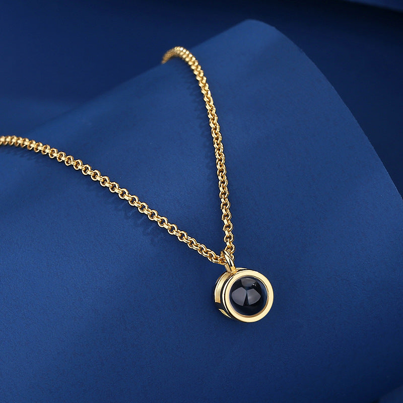 Photo Projection Pendant Necklace