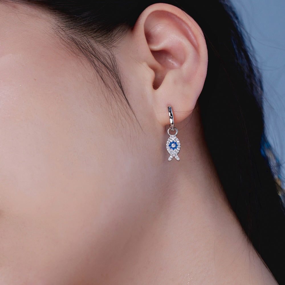 Simple fish earrings - jewelryweilin