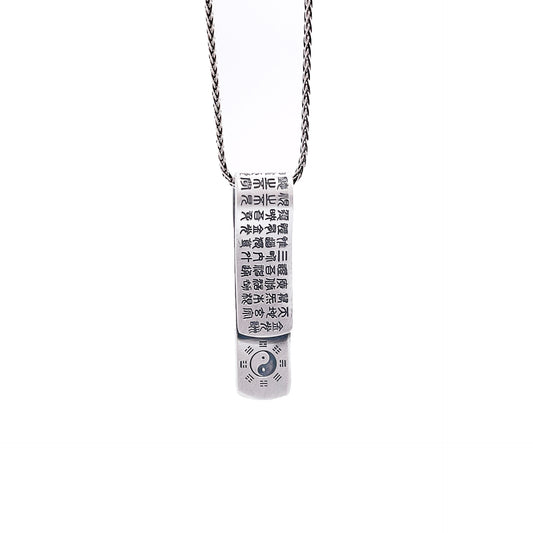 Chinese ethnic style sterling silver pendant