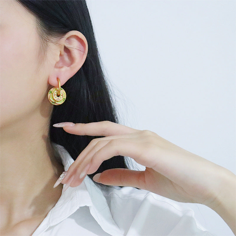 Oriental ancient style exquisite ethnic style earrings - jewelryweilin