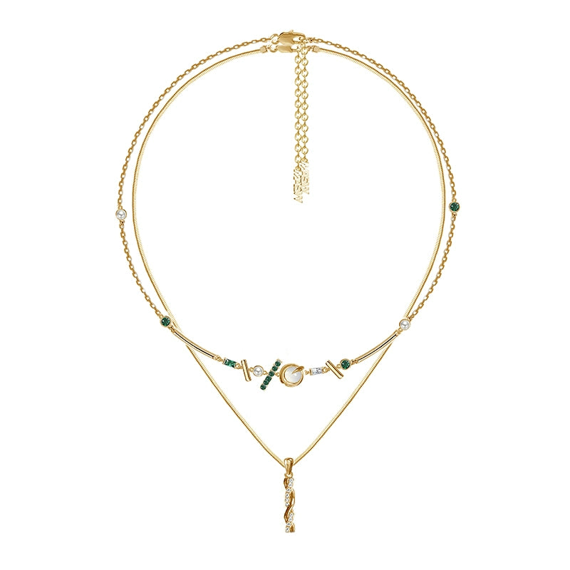 Hip Hop Transfer Pillar Pendant Necklace