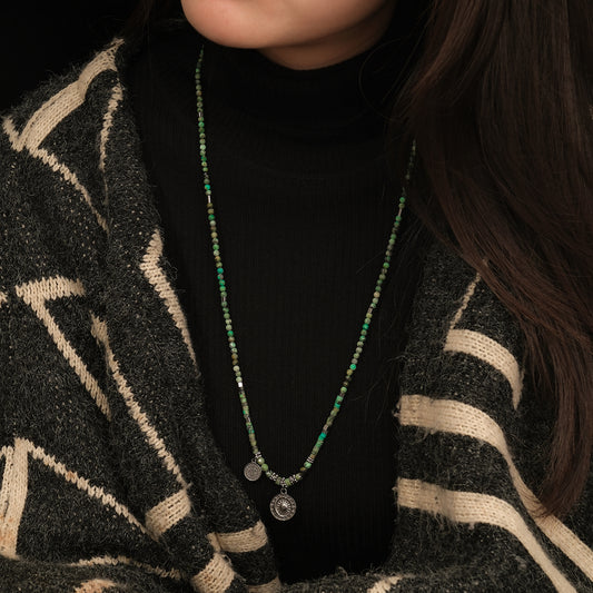 Green Dreamy Pendant Necklace