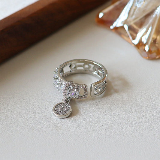 Vintage zircon ring - jewelryweilin