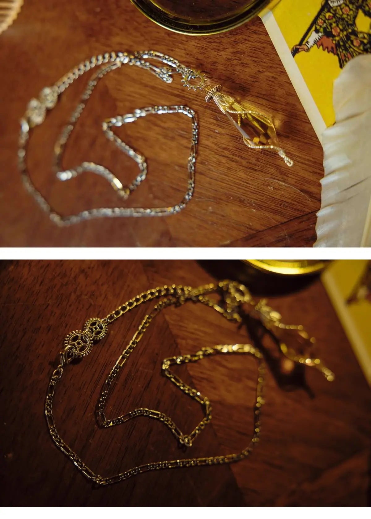 Mysterious Citrine Pendulum Necklace Pendant