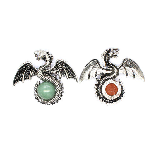 Natural Stone Pterosaur Lapis Lazuli Pendant