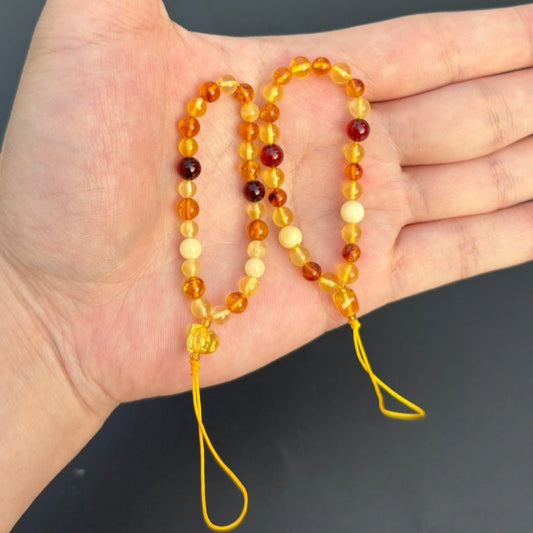 Amber color matching mobile phone - jewelry - weilin.com