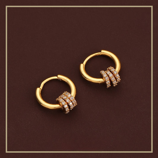 High-end fashion multi-wear zircon hoop earrings - jewelryweilin