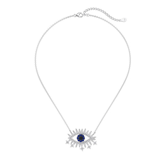 Blue Lucky Eye Necklace - jewelry - weilin.com
