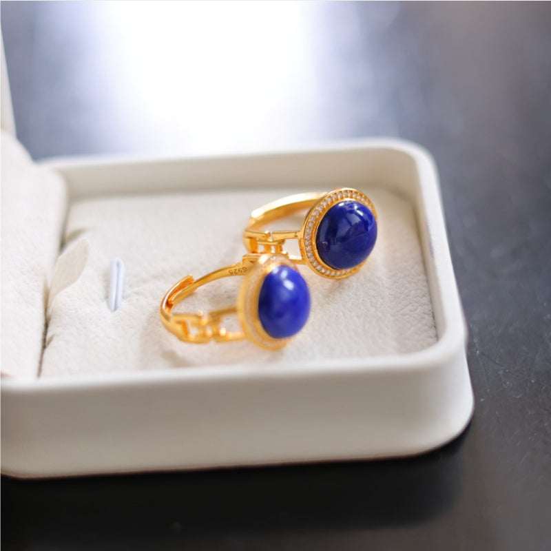 Natural Lapis Lazuli Ring
