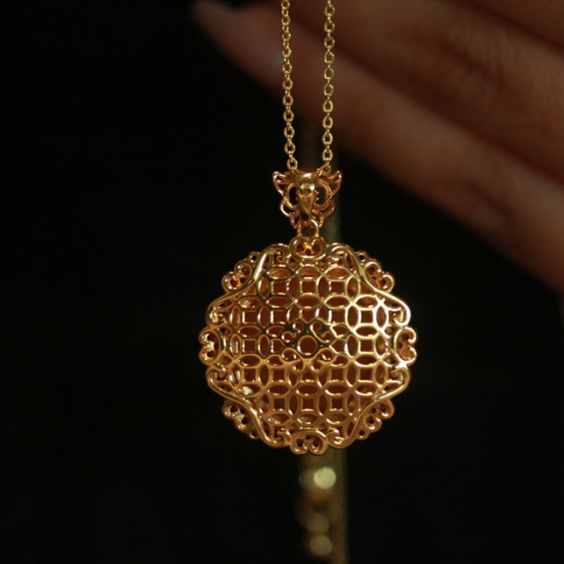 Natural Antique Beeswax Amber Pendant