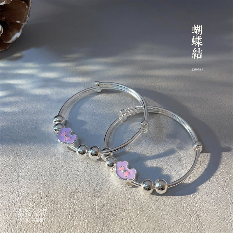 China Colorful Amulet Bow Children's Bracelet - jewelry - weilin.com