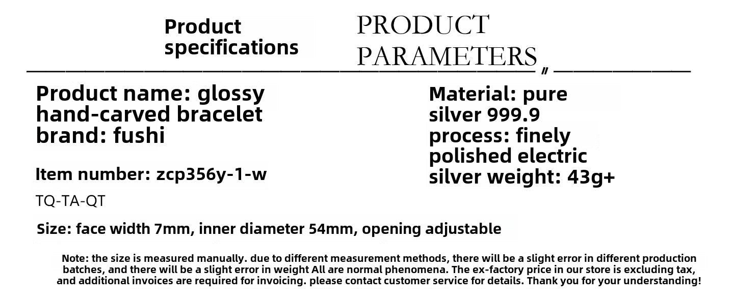 China engraved sterling silver cuff bracelet - jewelry - weilin.com