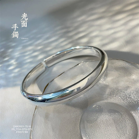 China high - grade shiny open sterling silver bracelet - jewelry - weilin.com