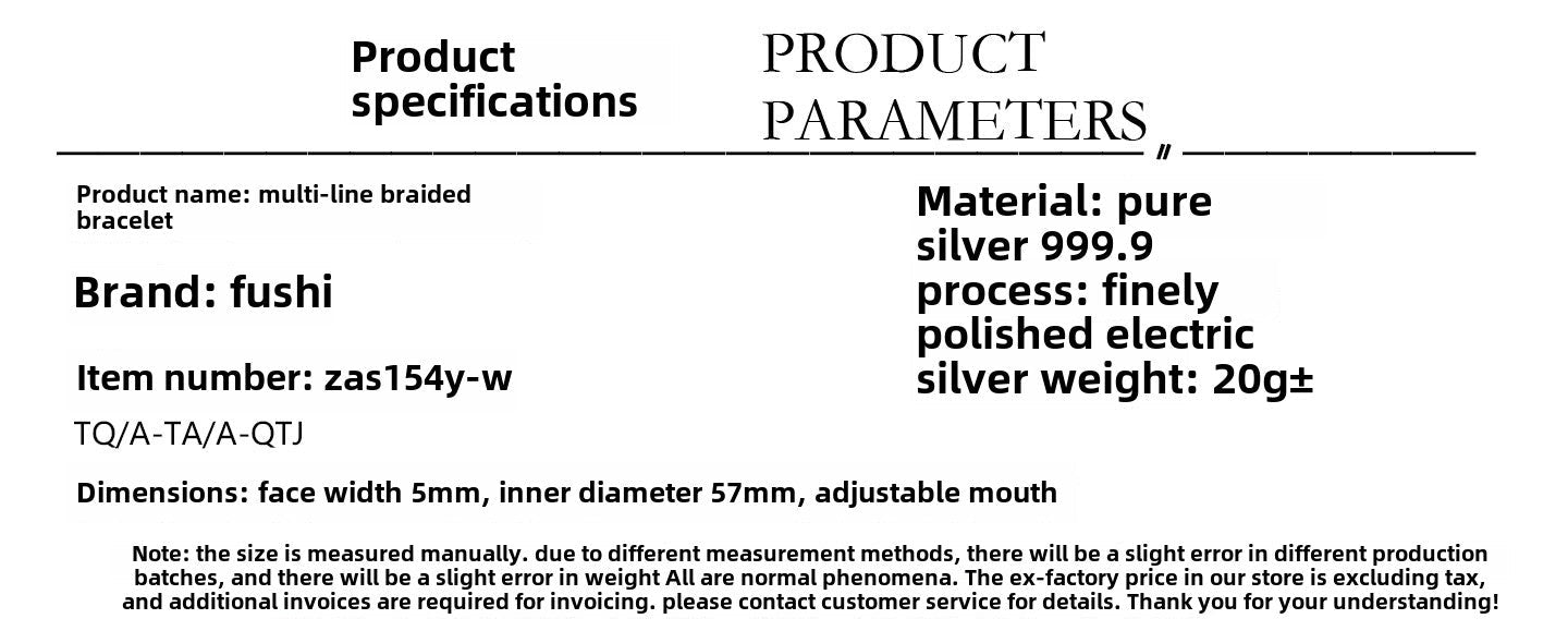 Chinese style braided twisted hemp sterling silver bracelet - jewelry - weilin.com