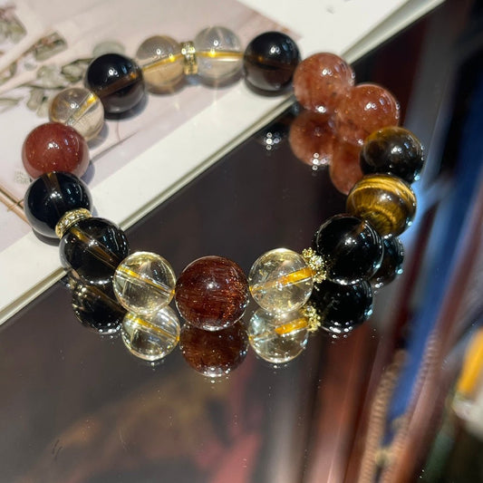 Citrine Multi - Treasure Bracelet - jewelry - weilin.com