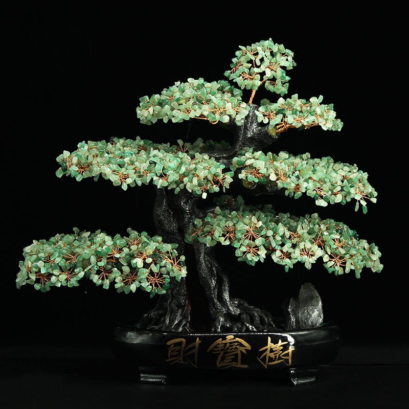 Crystal Feng Shui Fortune Tree Home Decoration Ornaments - jewelry - weilin.com