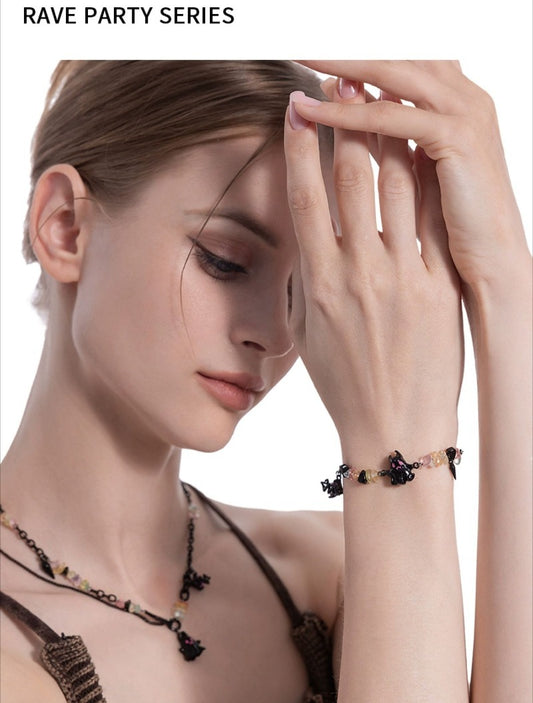 Colored ghost bracelet