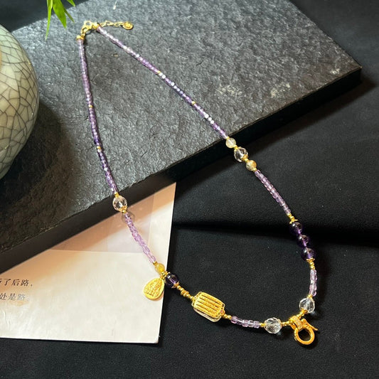 Fashion crystal necklace - jewelry - weilin.com