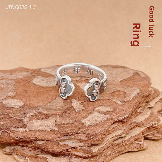 Fashion open sterling silver ring - jewelry - weilin.com