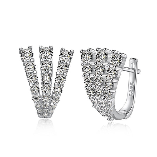 Fashion personality youth U - shaped earrings - jewelry - weilin.com