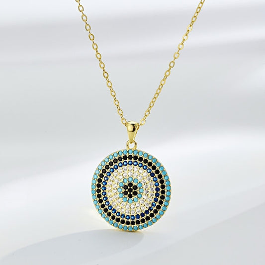 Fashionable and unique devil eye necklace - jewelry - weilin.com