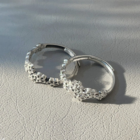 Fashionable loose sterling silver ring - jewelry - weilin.com