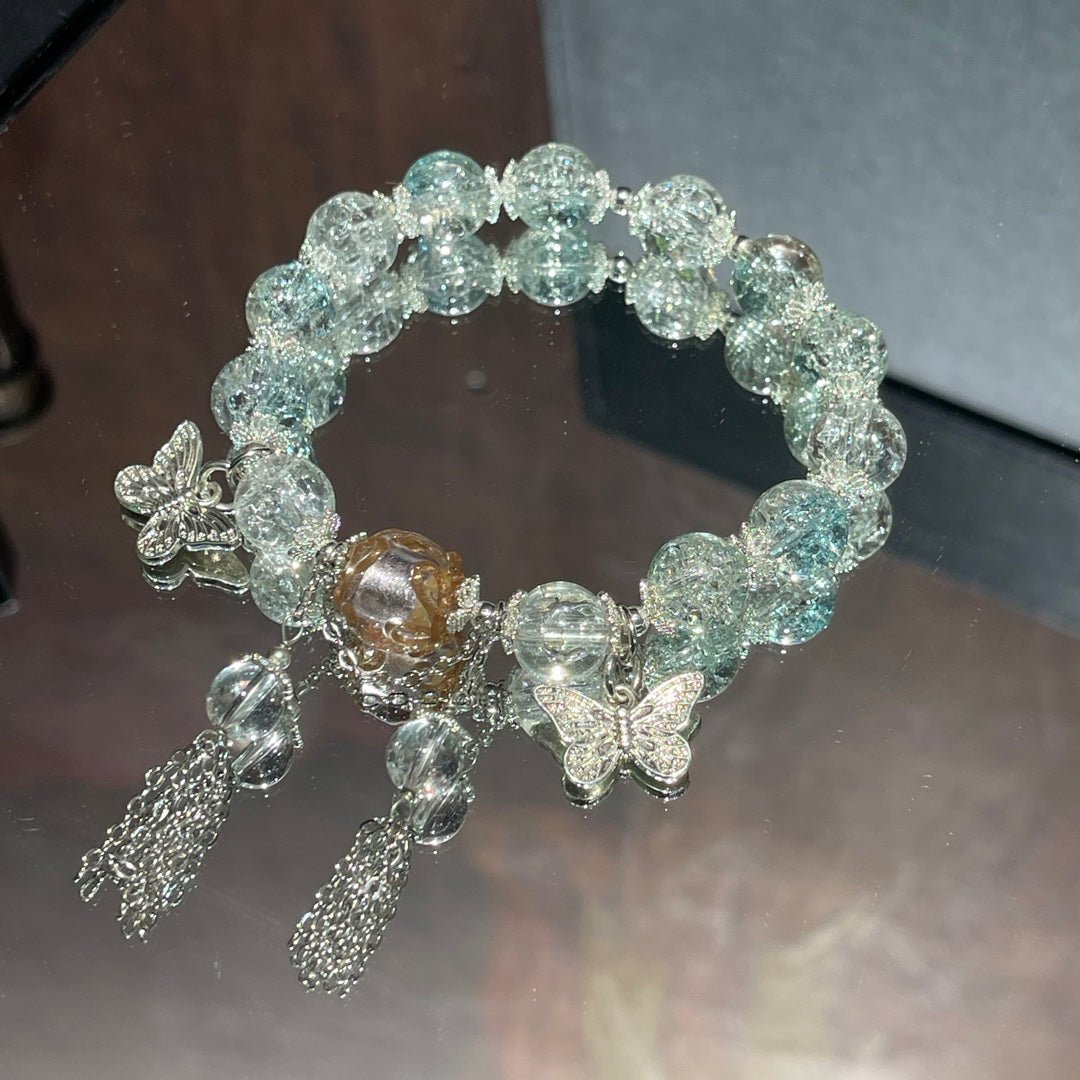 Forest Fairy Sweet Glass Bracelet - jewelry - weilin.com