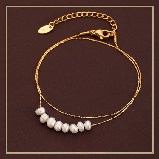 Luxury women's natural freshwater pearl necklace - jewelry - weilin.com