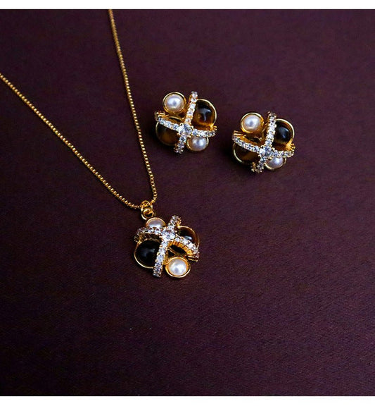 Luxury zircon necklace for women - jewelry - weilin.com