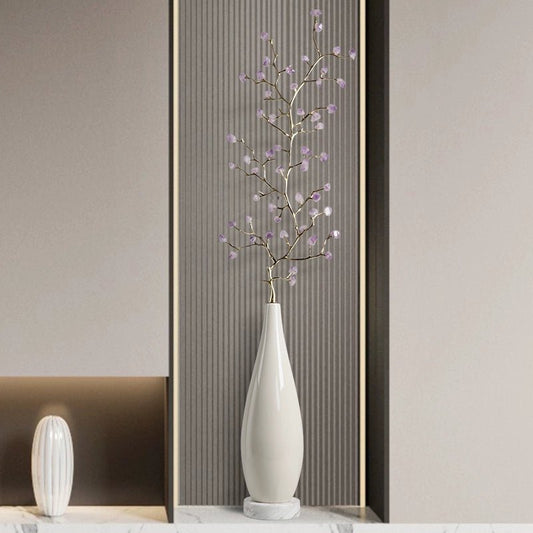 Natural crystal treasure fortune tree ice crack decorative ornaments - jewelry - weilin.com