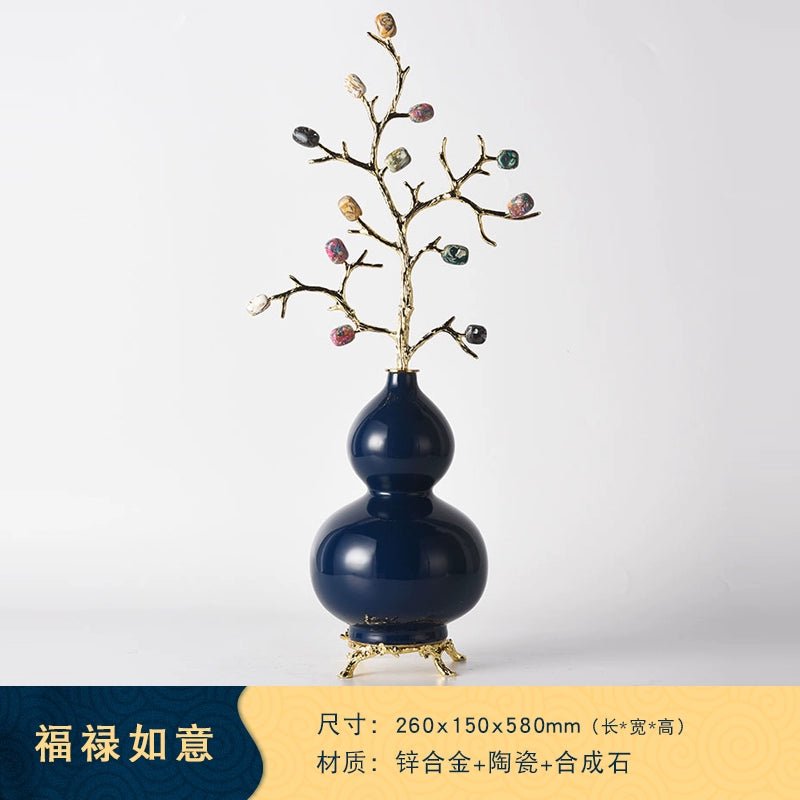 New Chinese style crystal gourd decorative ornaments - jewelry - weilin.com