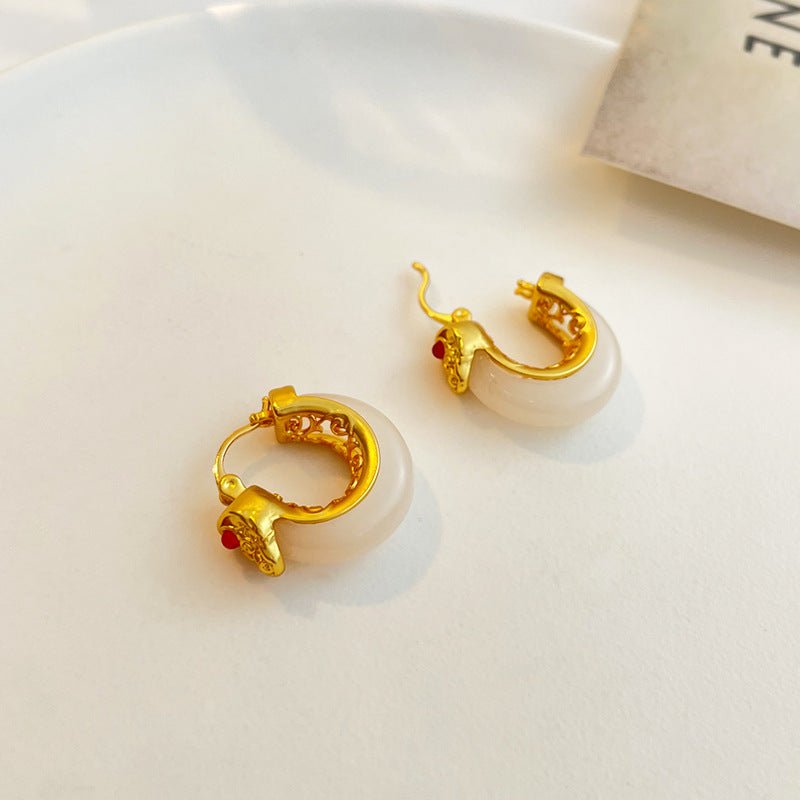 Noble and exquisite earrings - jewelry - weilin.com