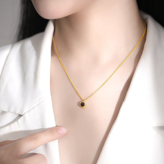 Photo Projection Pendant Necklace - jewelry - weilin.com