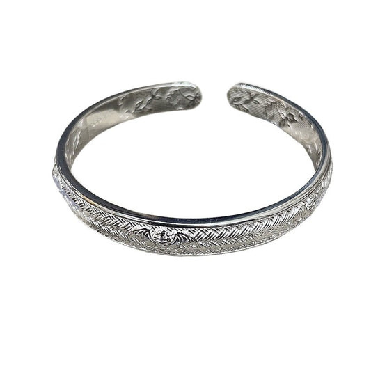 Solid sterling silver bat bracelet - jewelry - weilin.com