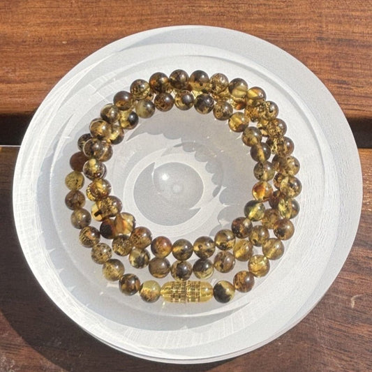 Spiritual herb amber necklace - jewelry - weilin.com