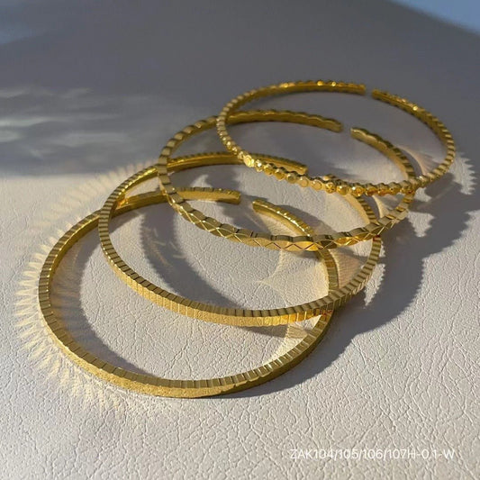 Square round long diamond sterling silver bracelet - jewelry - weilin.com