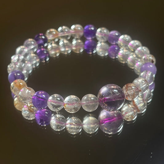 Super Seven Single Loop Bracelet - jewelry - weilin.com